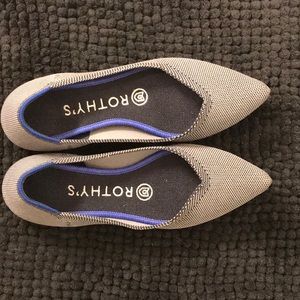 Rothy’s Cloud Grey Birdseye The Point Flats